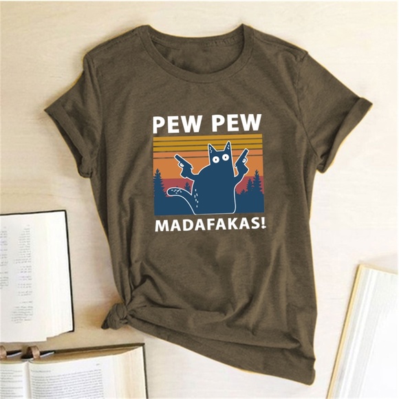 Short Sleeve Pew Maddakas T-Shirt European Size Top - Picture 5 of 15